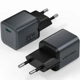 Vention Cargador de Pared GaN FEVH0-EU 20W USB-C Gris Antracita